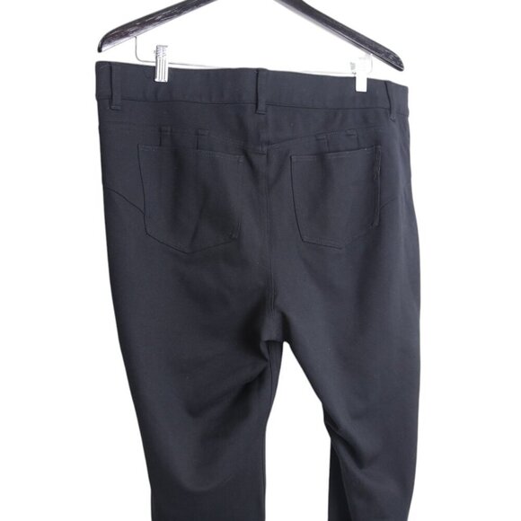 Torrid Womens Ponte Knit Skinny Pants Leggings Pants Short Size 18S Black - Picture 4 of 6